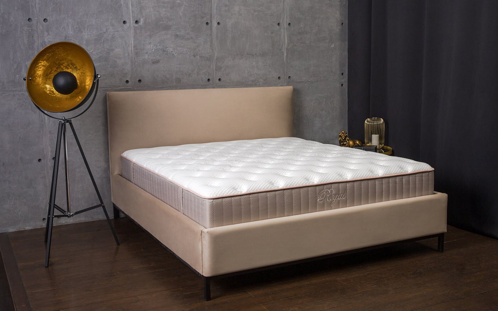 Grether & Wells Regal mattress in a bedroom interior, view 2