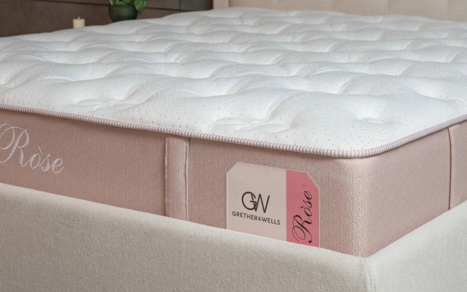 Grether & Wells Rose mattress in a bedroom interior, view 4