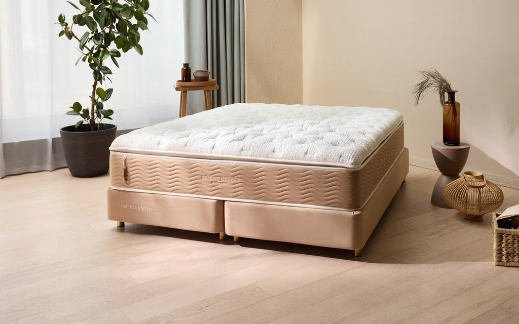 Grether & Wells Royal Desert mattress in a bedroom interior, view 4