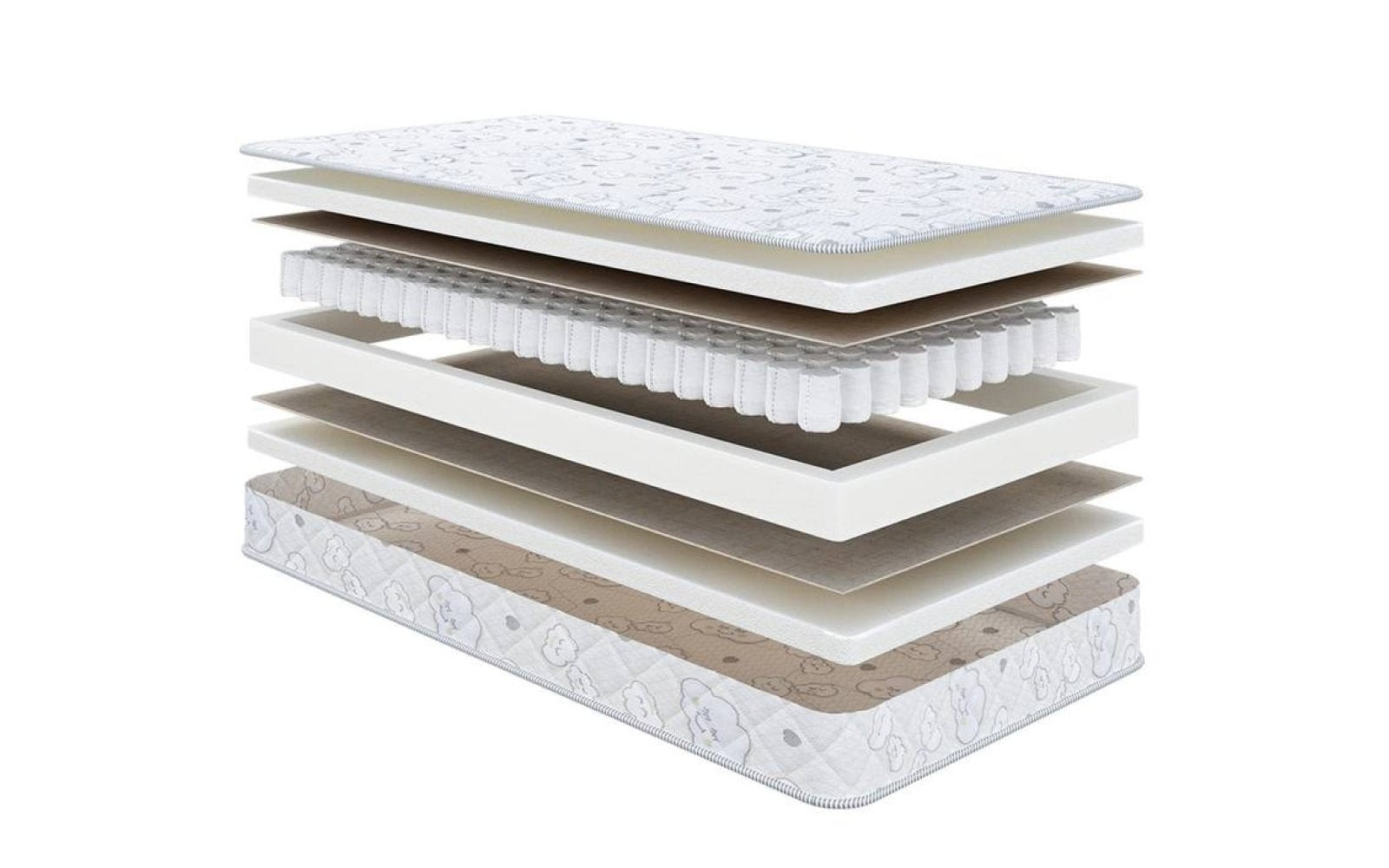 Kids Junior 2.0 mattress, product photo on white background, view 3