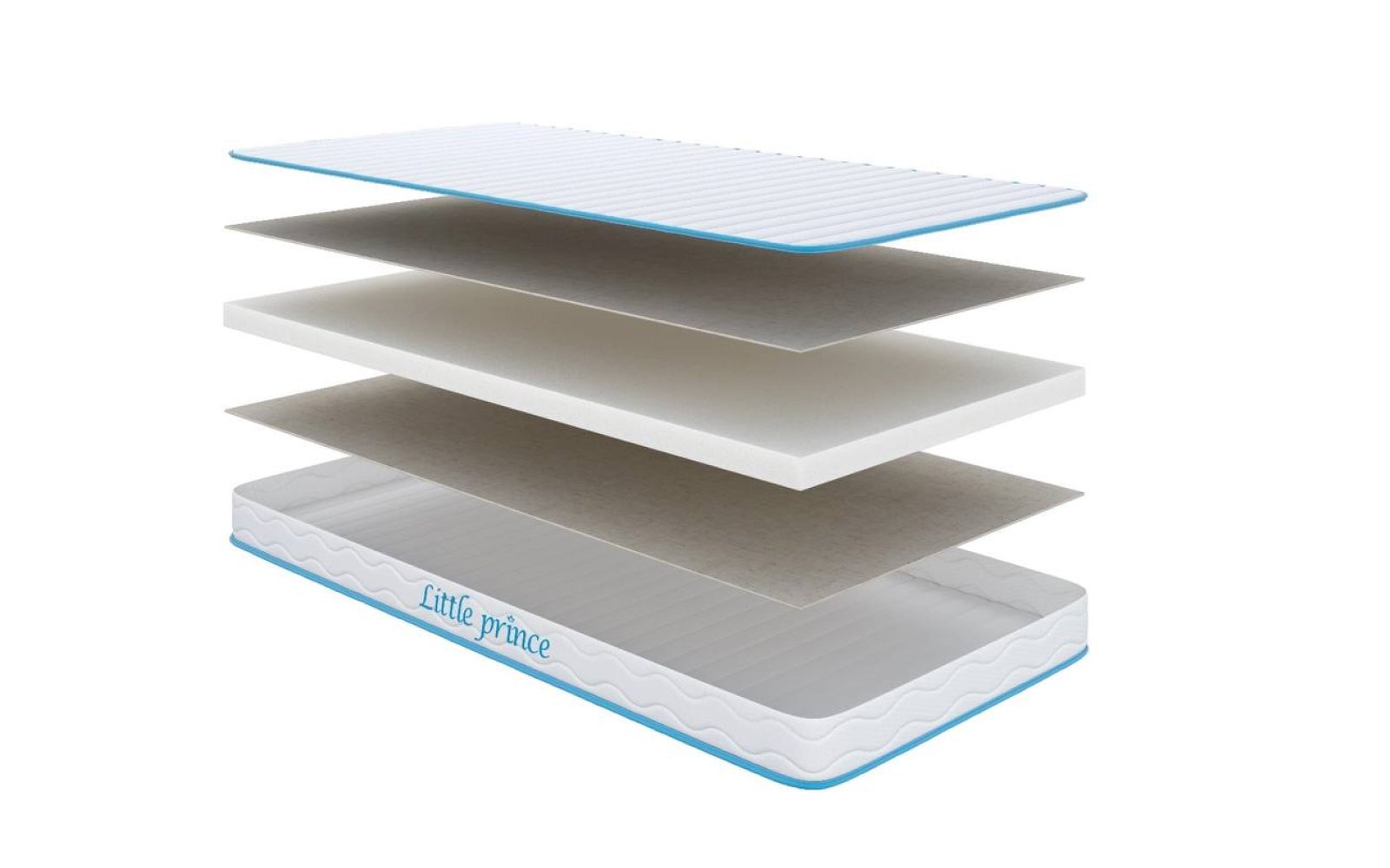 Kids Little Prince mattress, product photo on white background, view 1