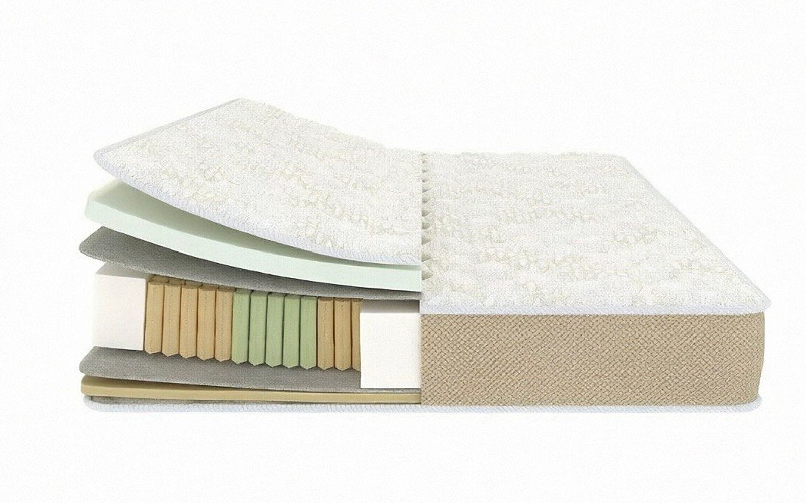 Ortho Optimal mattress, product photo on white background, view 2