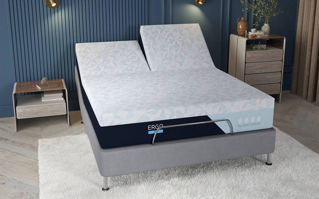 Sleep Professor Ergo Cool Butterfly mattress in a bedroom interior, view 2