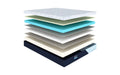 Sleep Professor Ergo Cool Butterfly mattress, product photo on white background, view 1