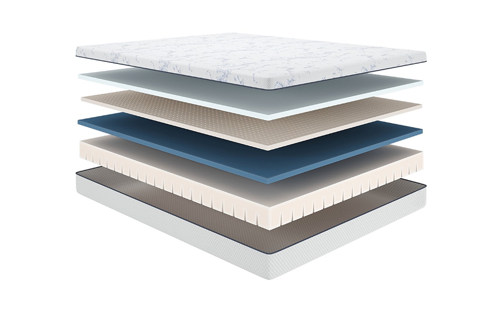 Sleep Professor Ergo Emotion mattress, product photo on white background, view 3