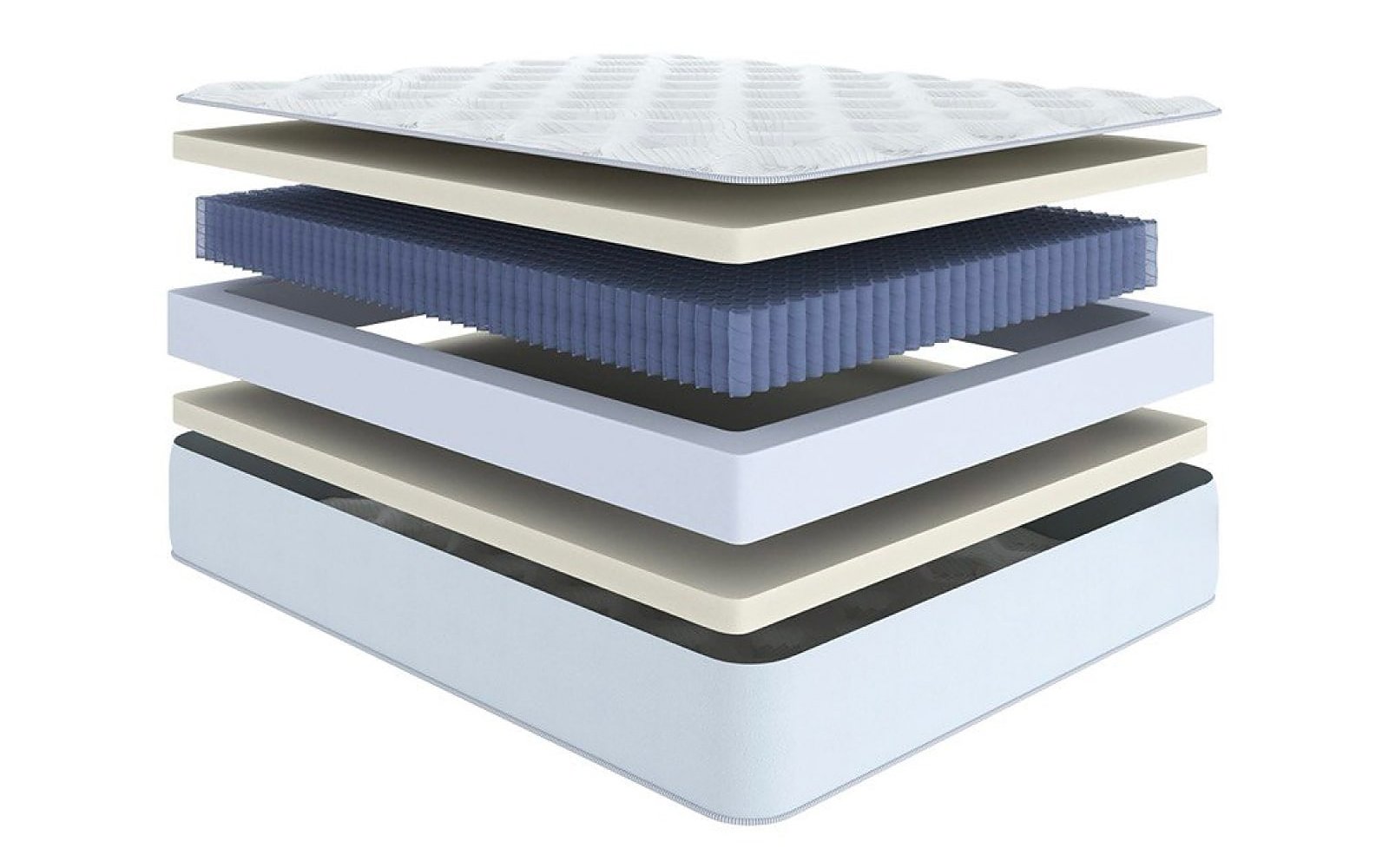 Sleep Professor Parker mattress, product photo on white background, view 1