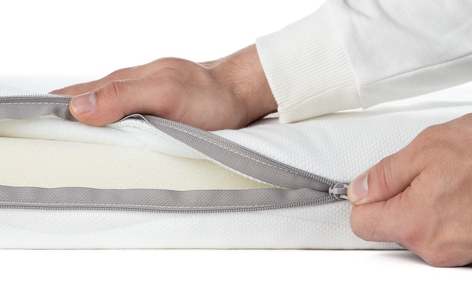 Cloud Flex Plus mattress pad, product photo on white background, view 3