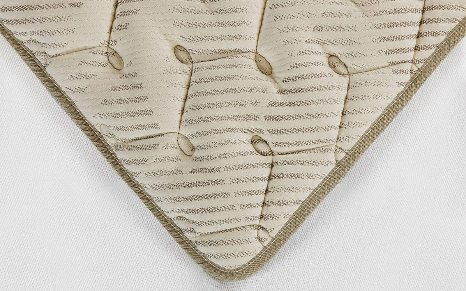 Organic Latex mattress pad, product photo on white background, view 1