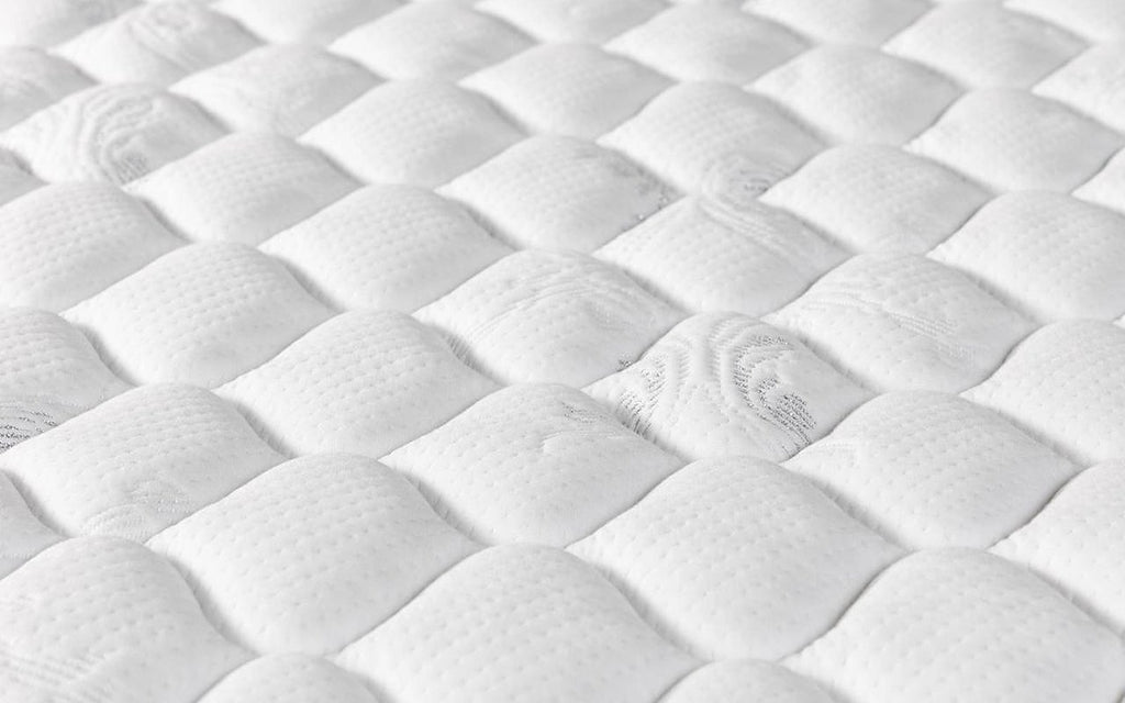 Top Basic mattress pad, product photo on white background, view 3