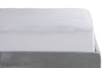 Simple mattress protector, product photo on white background