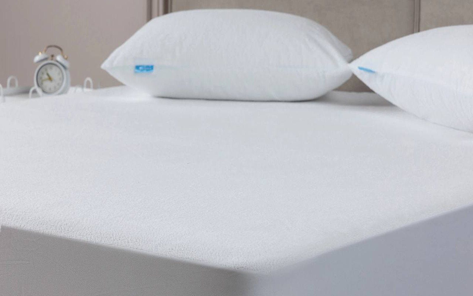 Terry mattress protector in a bedroom interior, view 5