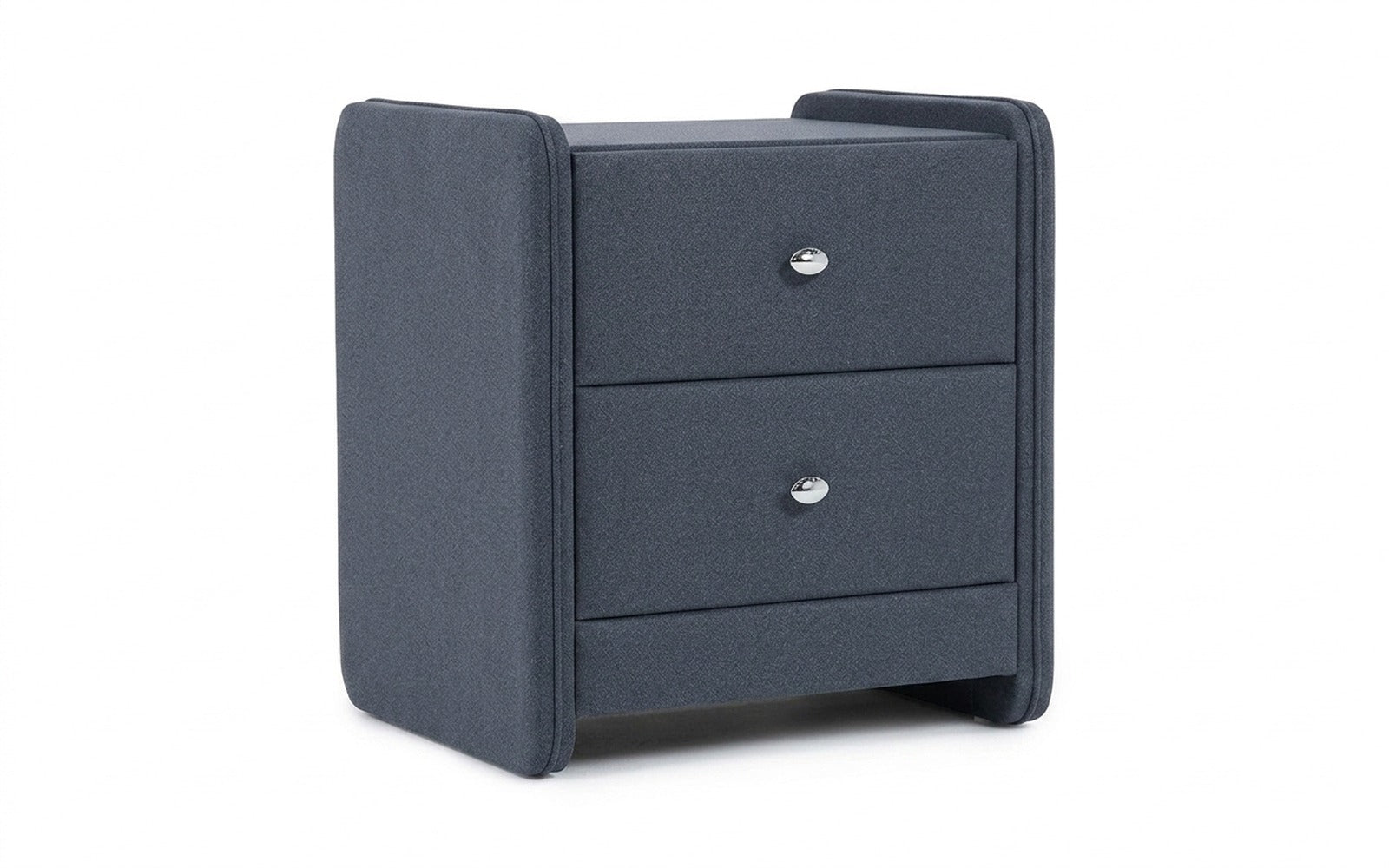 Classic 2 nightstand in Aura 15 fabric, product photo on white background