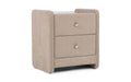 Classic 2 nightstand in Balance 130 fabric, product photo on white background