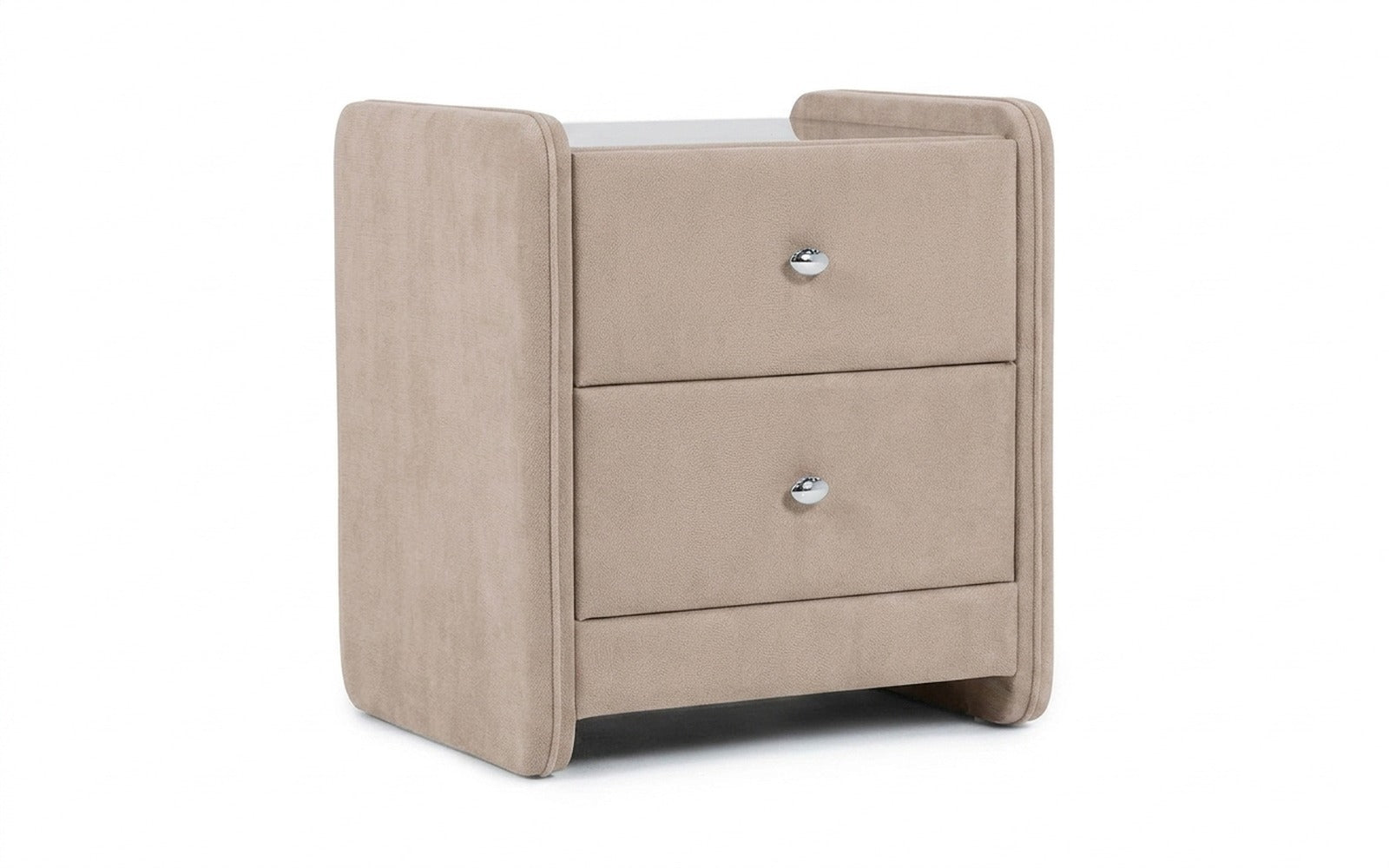 Classic 2 nightstand in Balance 130 fabric, product photo on white background