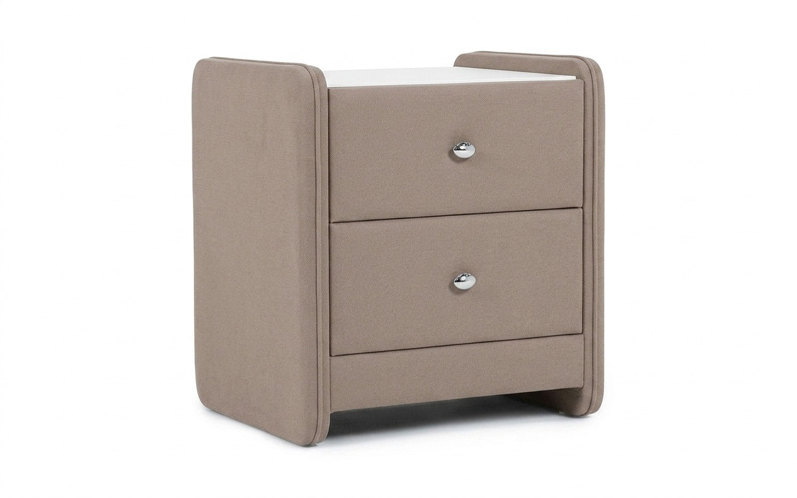 Classic 2 nightstand in Balance 290 fabric, product photo on white background