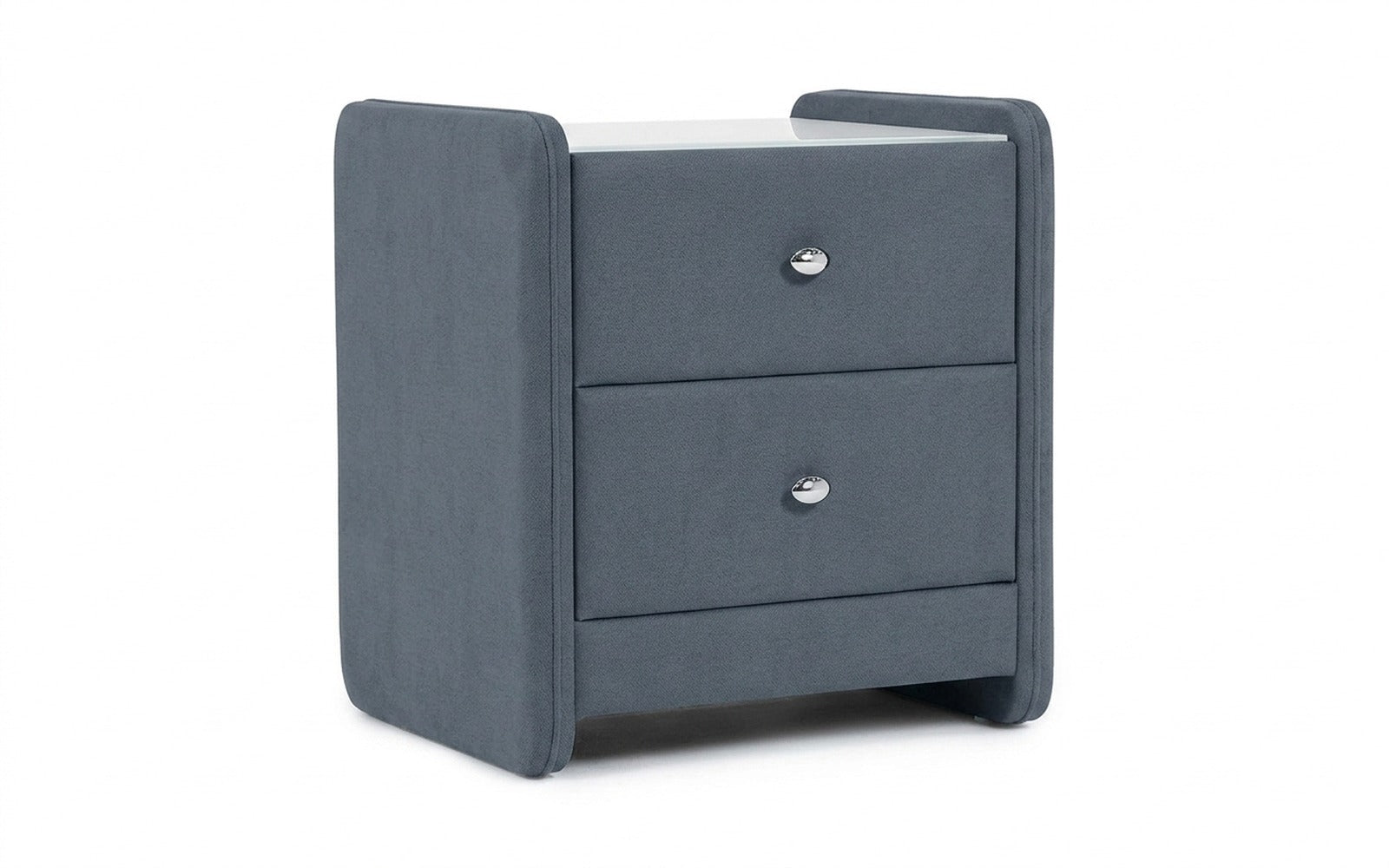 Classic 2 nightstand in Balance 996 fabric, product photo on white background
