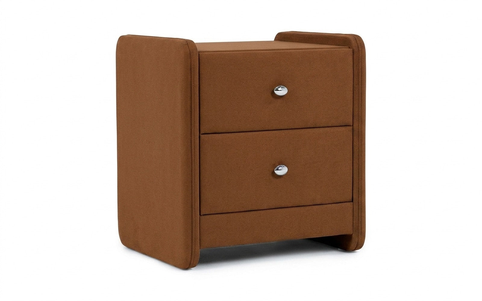 Classic 2 nightstand in Casanova Desert fabric, product photo on white background