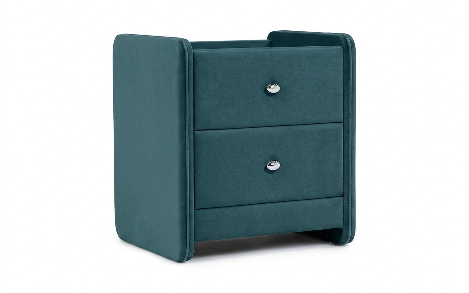 Classic 2 nightstand in Casanova Seawave fabric, product photo on white background