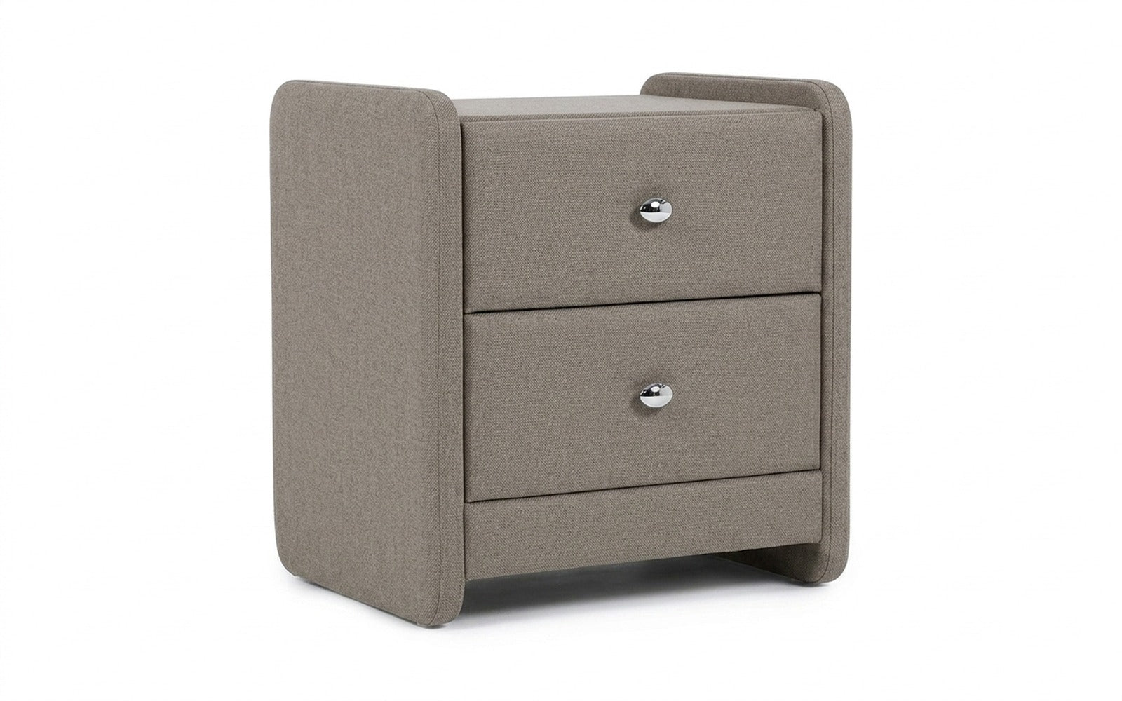 Classic 2 nightstand in Forte 03 fabric, product photo on white background