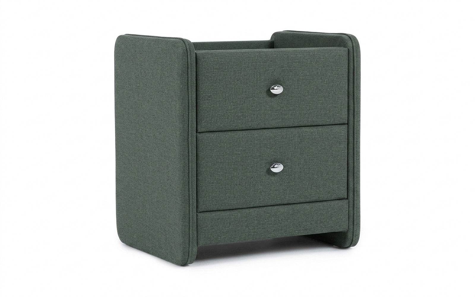 Classic 2 nightstand in Forte 07 fabric, product photo on white background