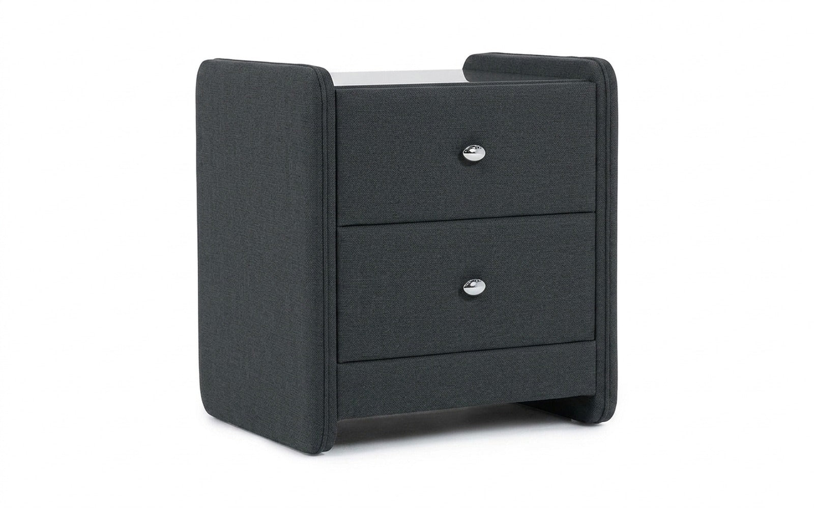 Classic 2 nightstand in Forte 13 fabric, product photo on white background
