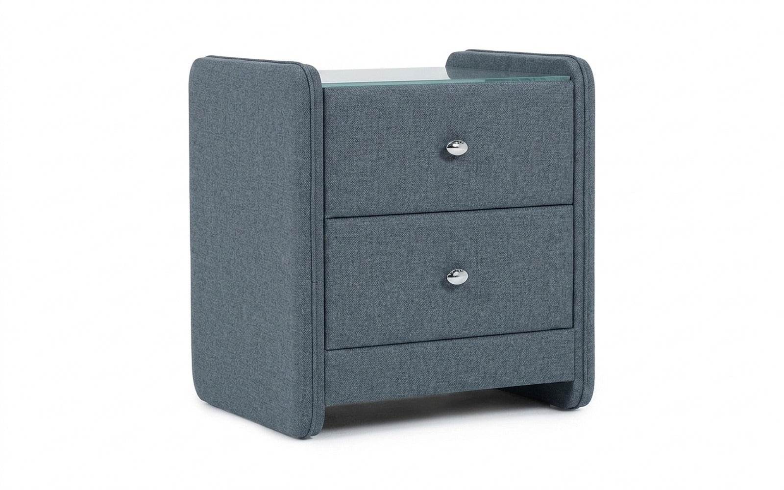 Classic 2 nightstand in Forte 14 fabric, product photo on white background