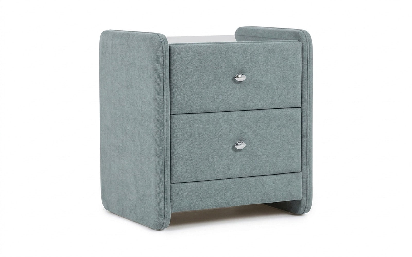 Classic 2 nightstand in Royal I Capri fabric, product photo on white background