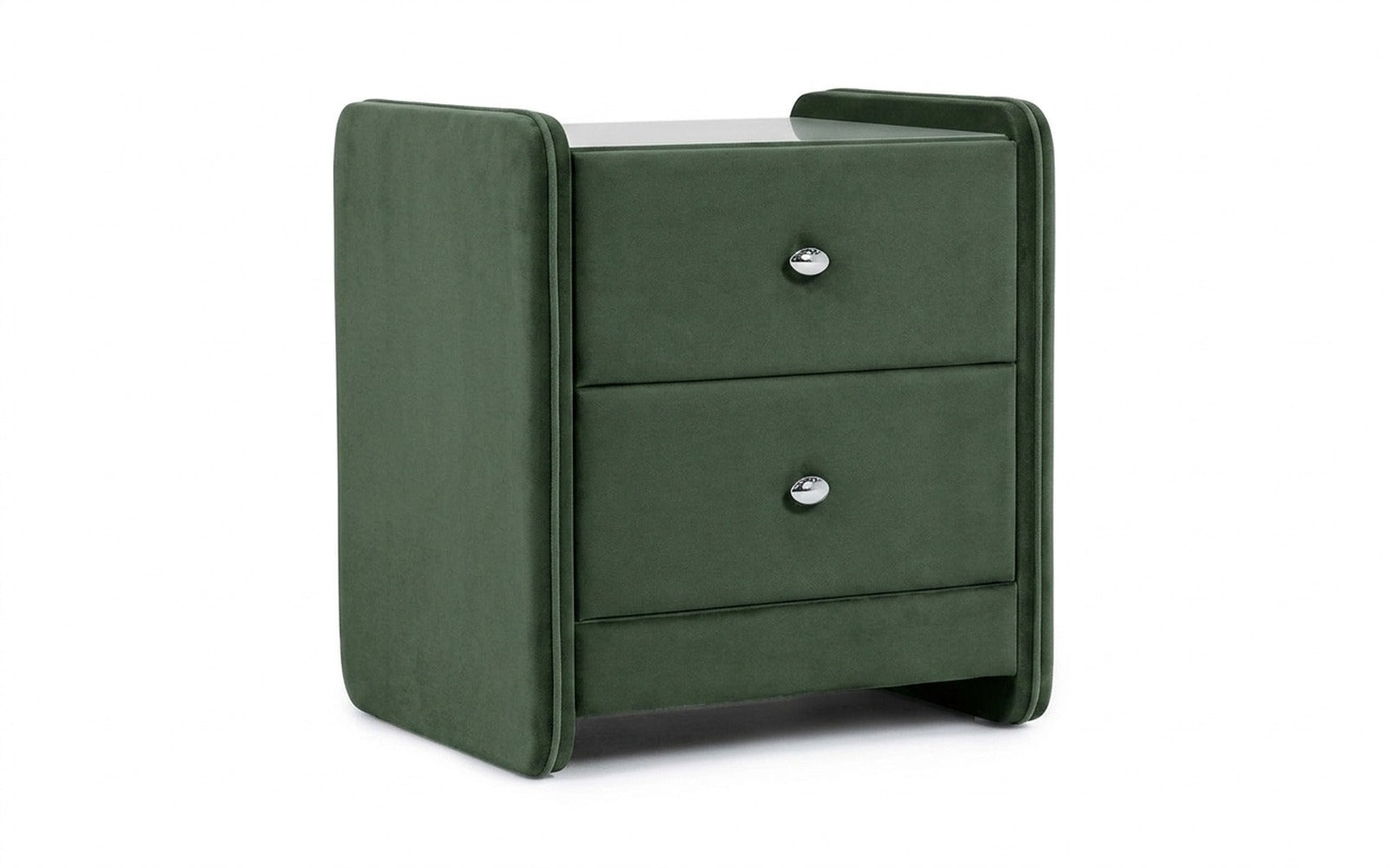 Classic 2 nightstand in Royal I Field fabric, product photo on white background