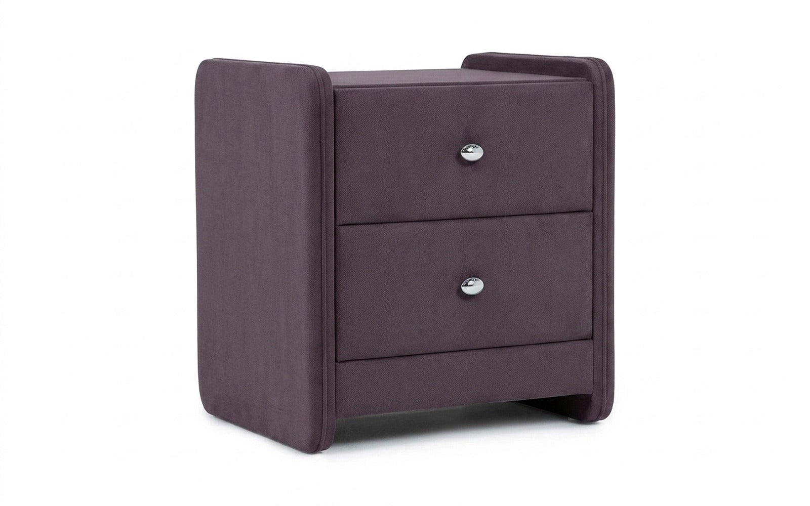 Classic 2 nightstand in Velutto 19 fabric, product photo on white background