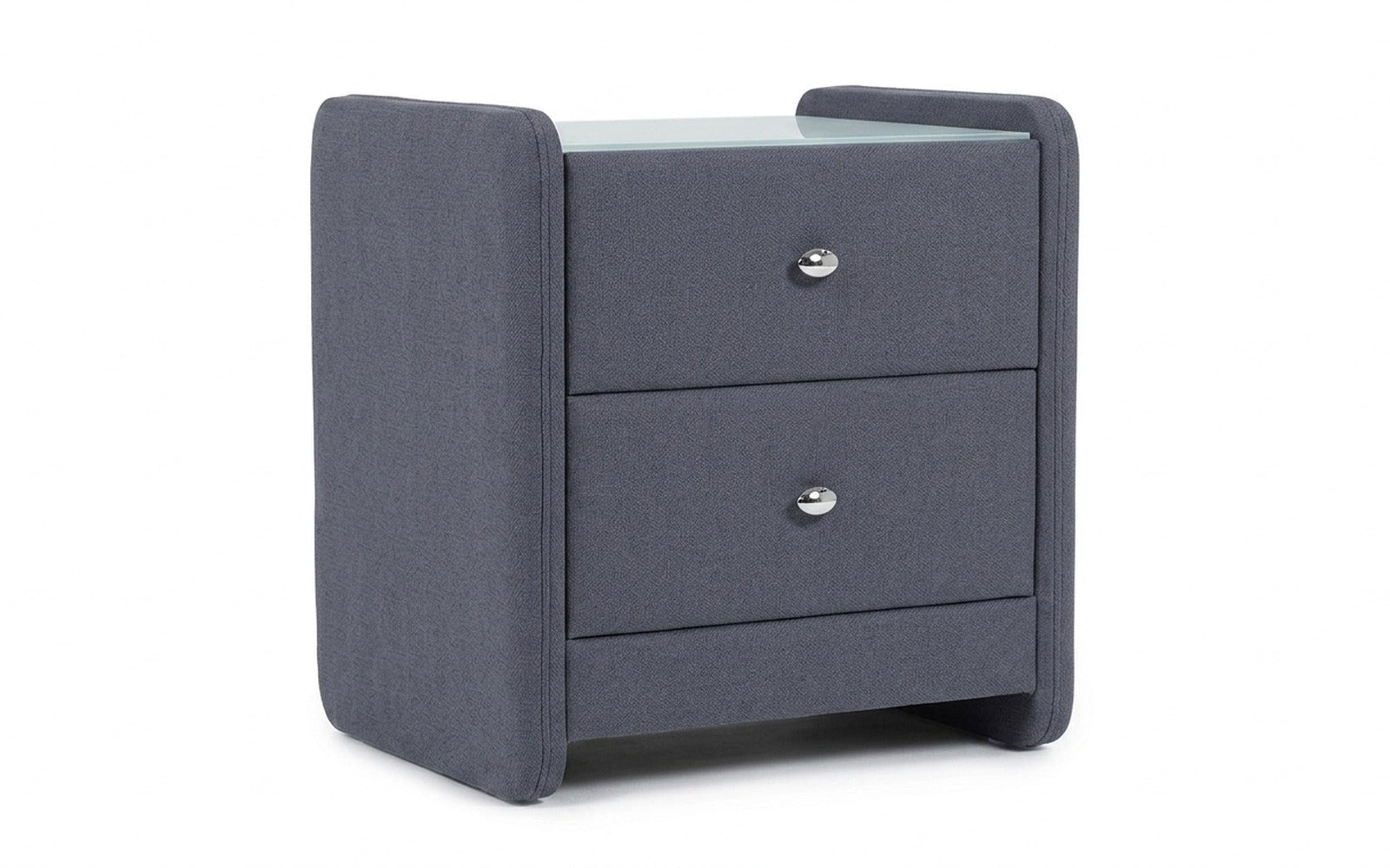 Classic 2 nightstand in Velutto 32 fabric, product photo on white background