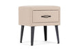Fresca nightstand in Balance 130 fabric, product photo on white background