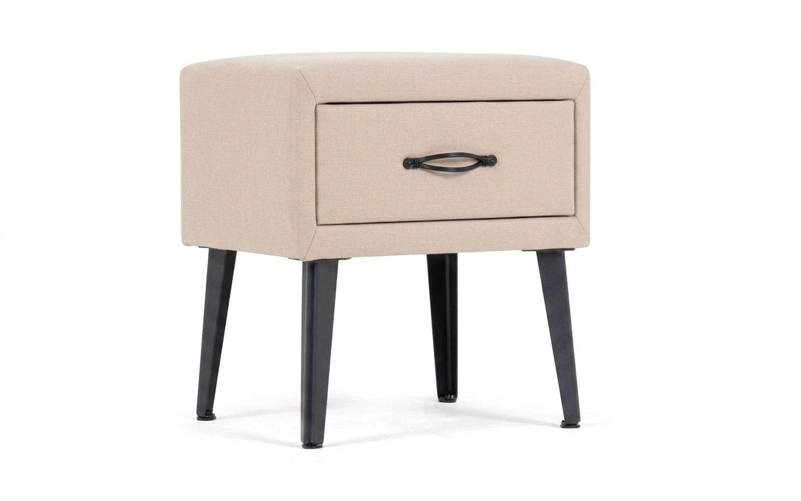 Fresca nightstand in Balance 130 fabric, product photo on white background