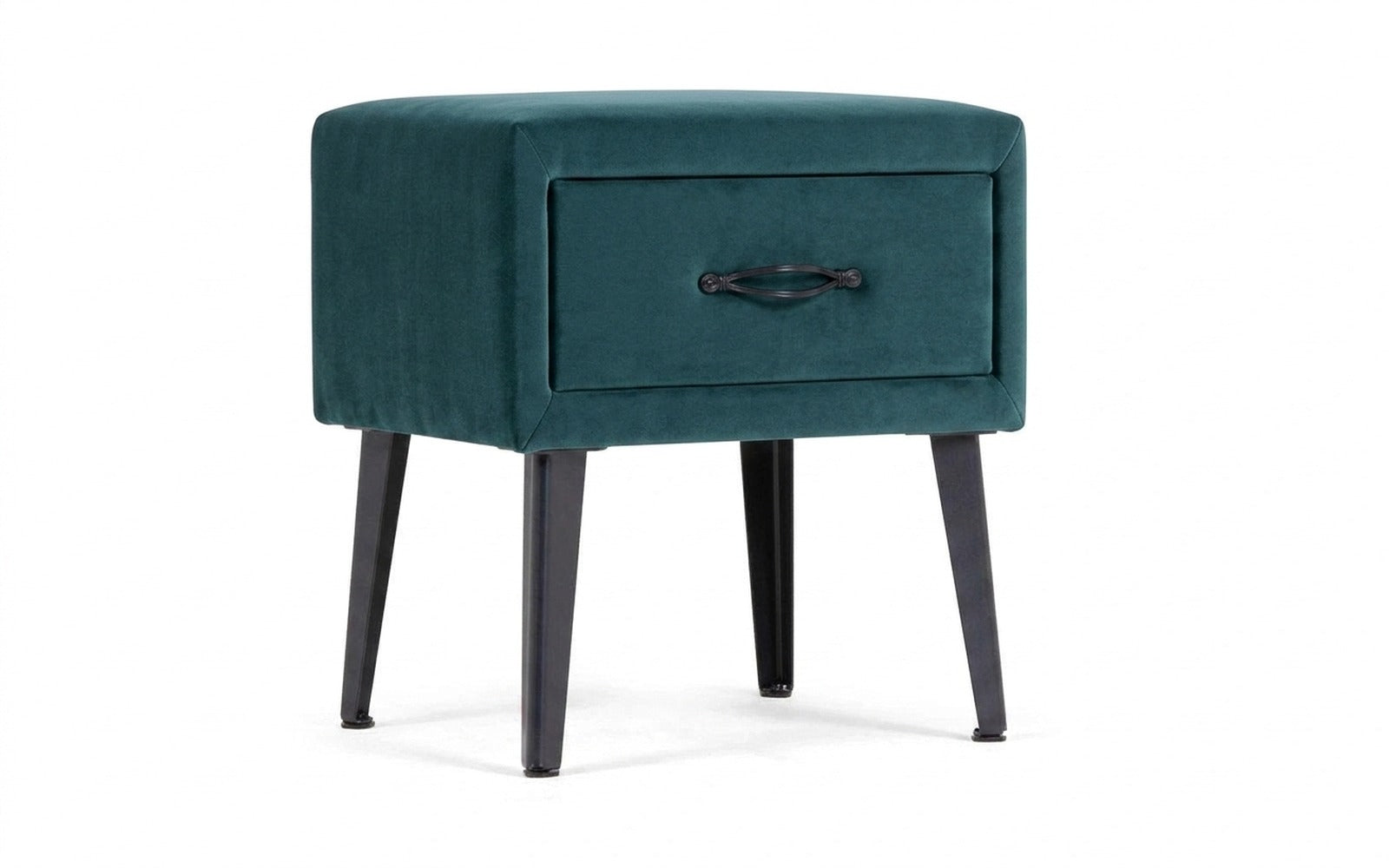 Fresca nightstand in Casanova Seawave fabric, product photo on white background