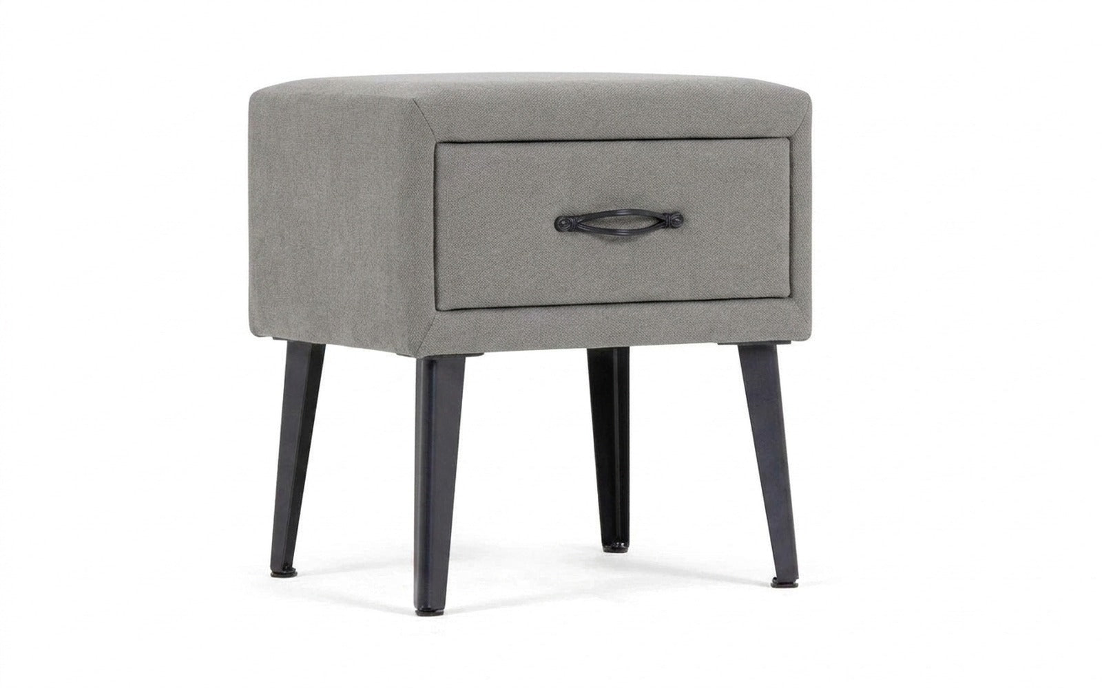 Fresca nightstand in Dumont 24 fabric, product photo on white background