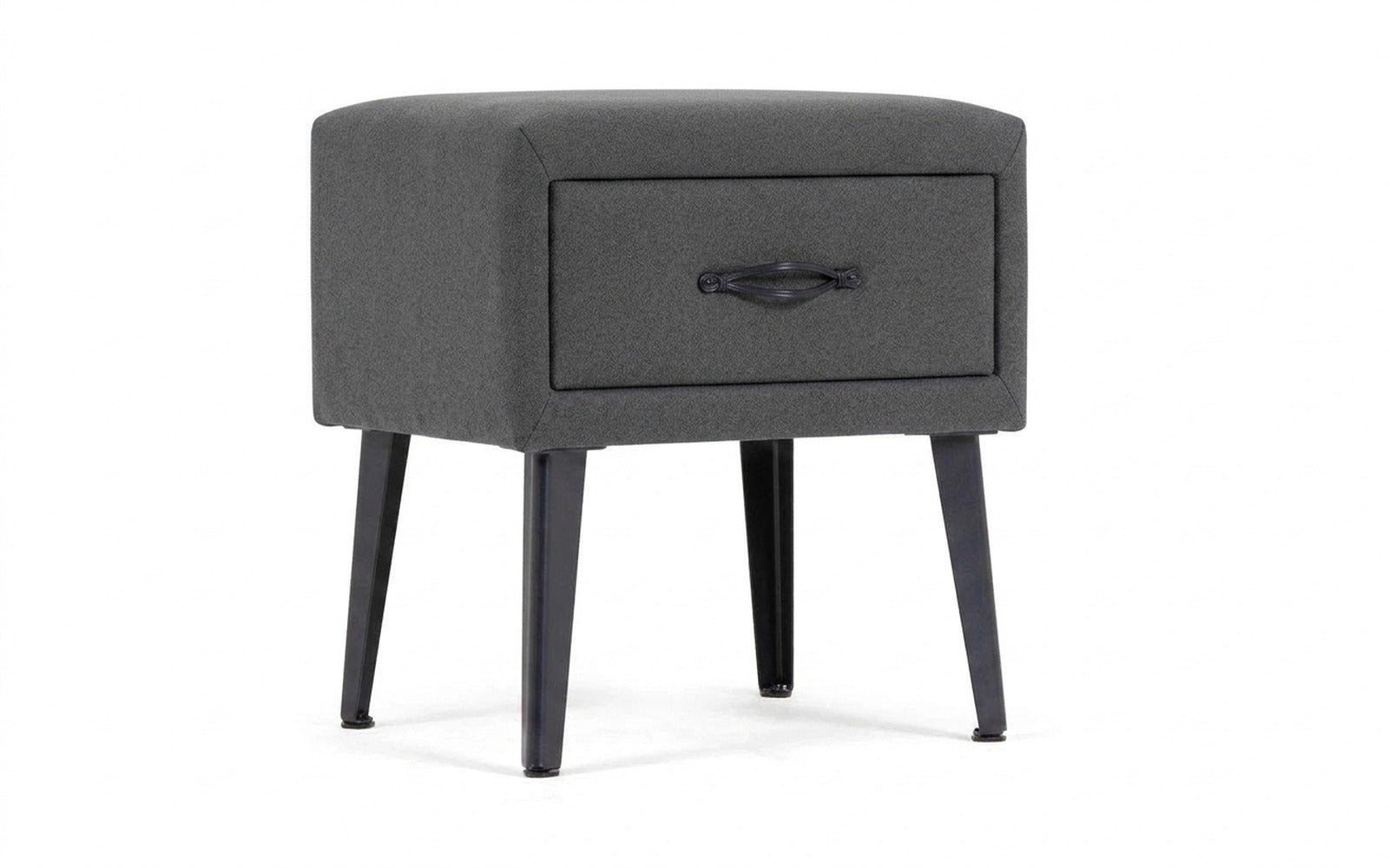 Fresca nightstand in Dumont 26 fabric, product photo on white background