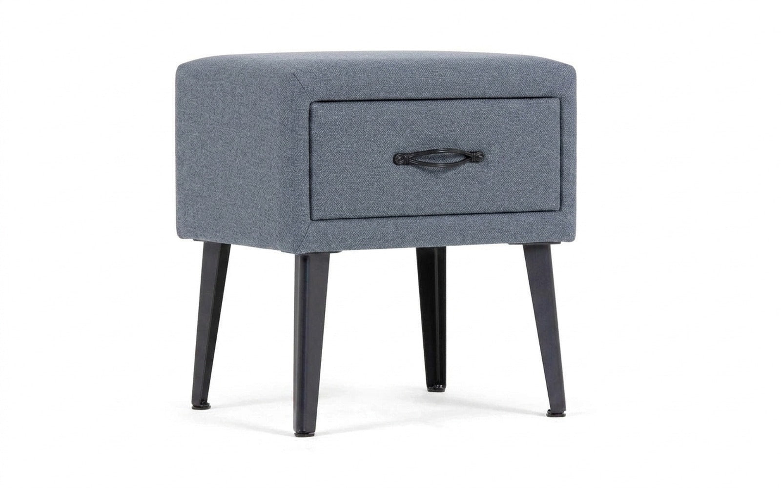 Fresca nightstand in Dumont 32 fabric, product photo on white background