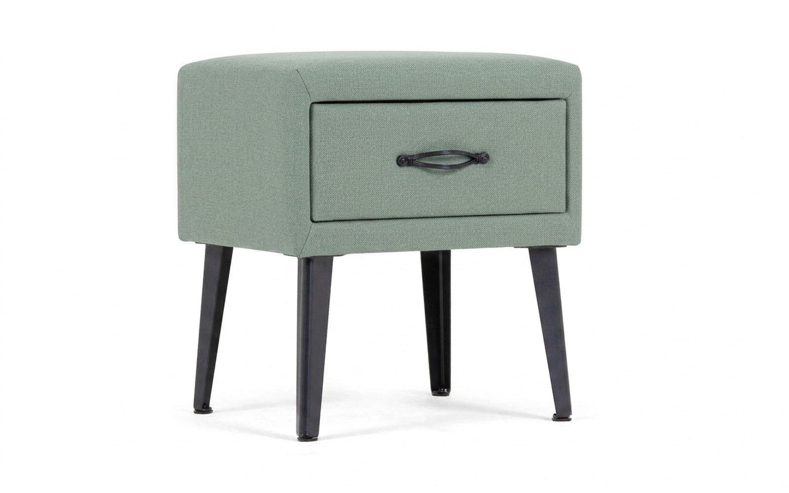 Fresca nightstand in Forte 15 fabric, product photo on white background