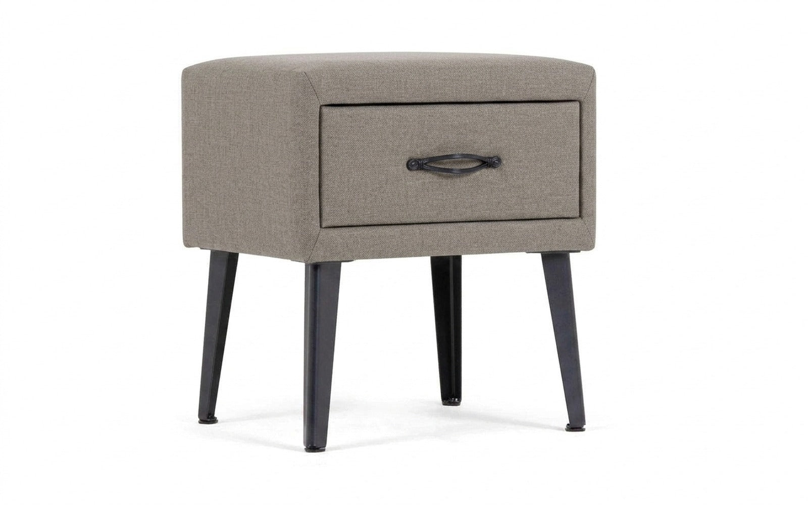Fresca nightstand in Forte 17 fabric, product photo on white background