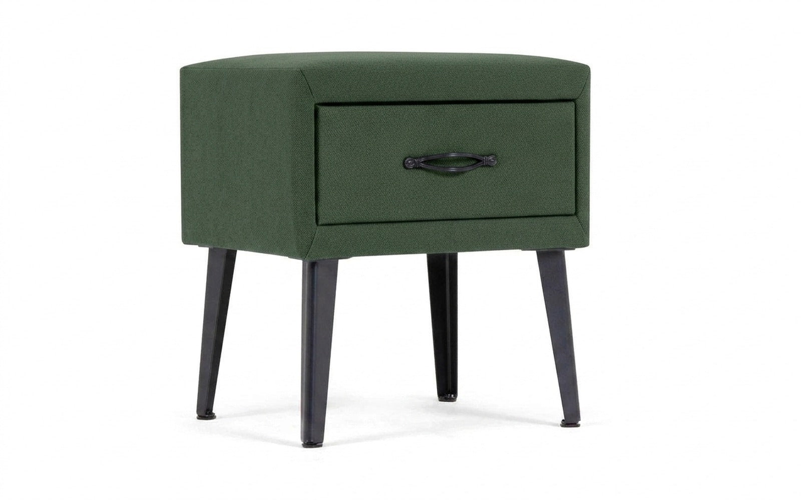 Fresca nightstand in Royal I Field fabric, product photo on white background