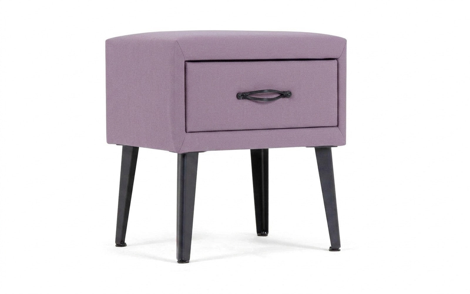 Fresca nightstand in Velutto 11 fabric, product photo on white background