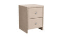 Hanna nightstand in Balance 130 fabric, product photo on white background