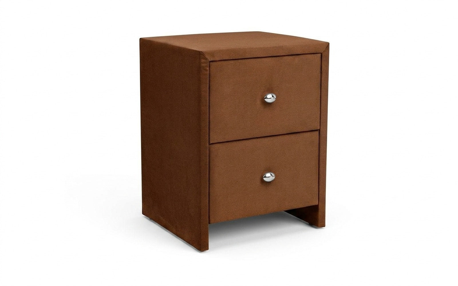 Hanna nightstand in Casanova Desert fabric, product photo on white background