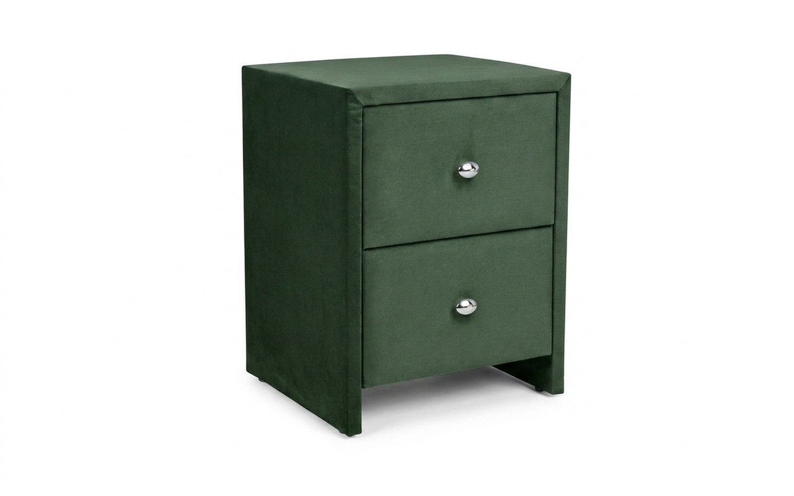 Hanna nightstand in Casanova Grass fabric, product photo on white background