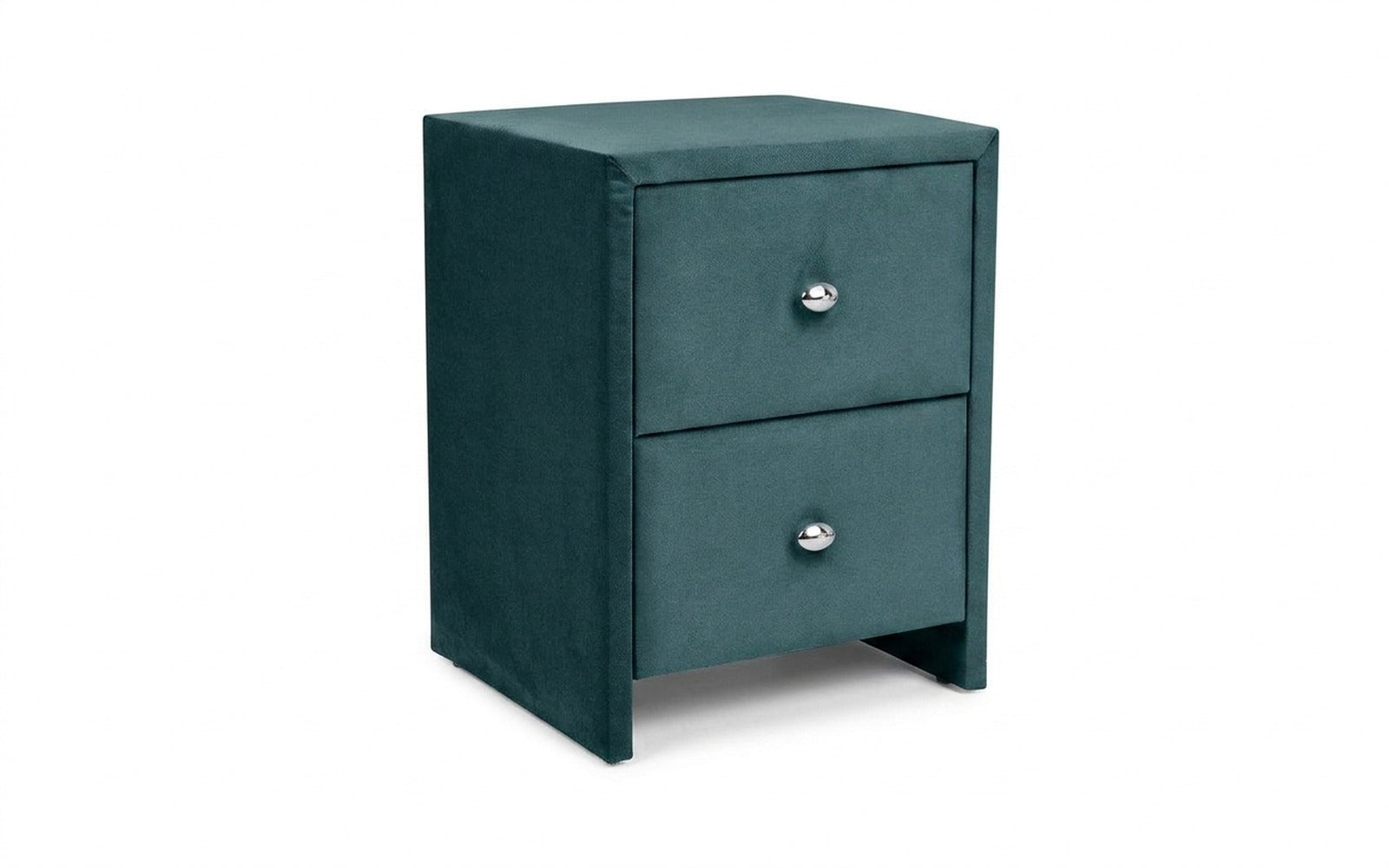 Hanna nightstand in Casanova Seawave fabric, product photo on white background