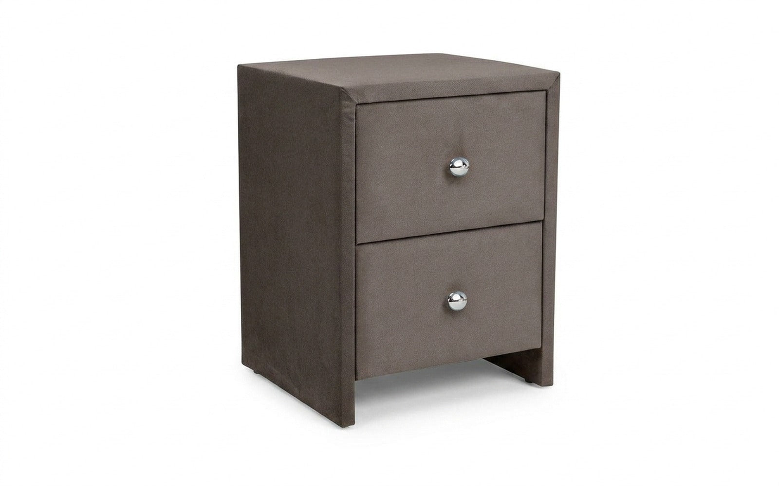 Hanna nightstand in Dumont 08 fabric, product photo on white background