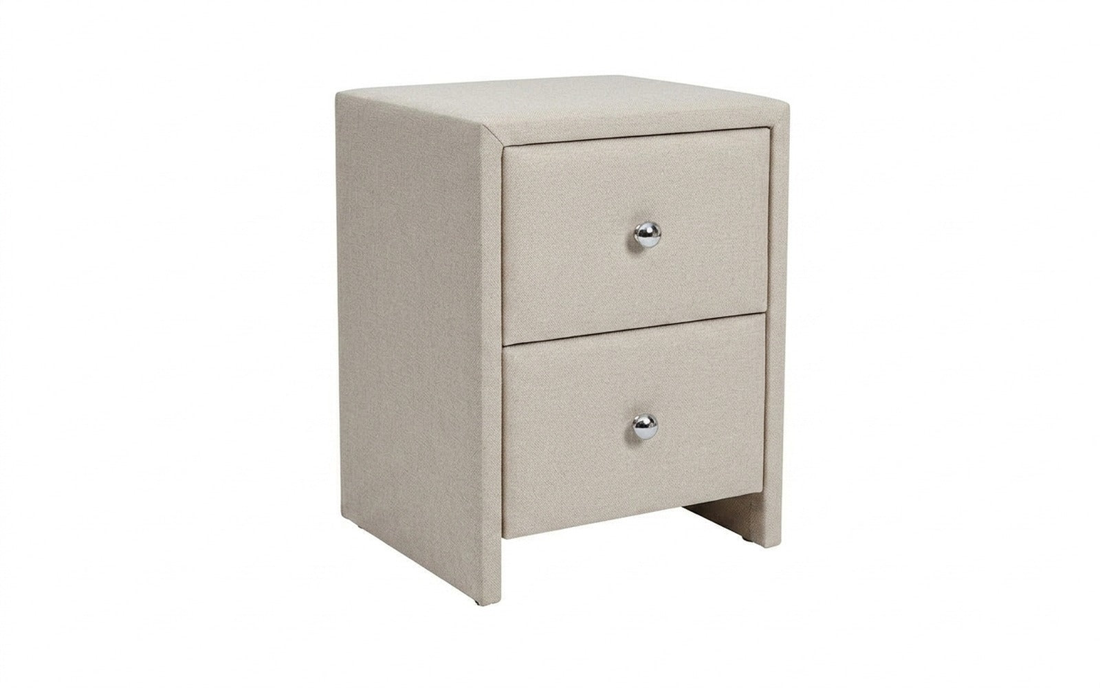 Hanna nightstand in Forte 01 fabric, product photo on white background