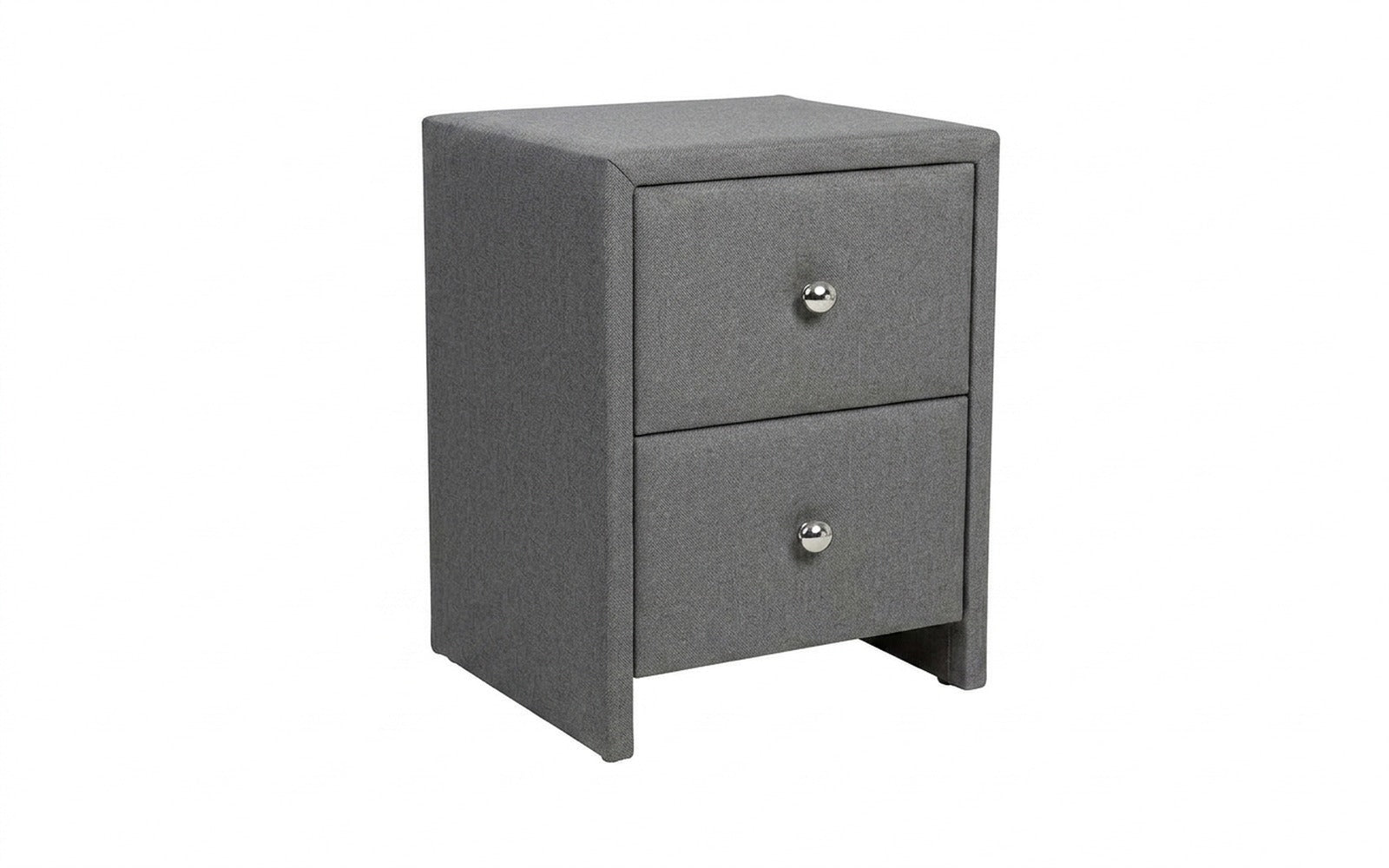 Hanna nightstand in Prime Dark fabric, product photo on white background
