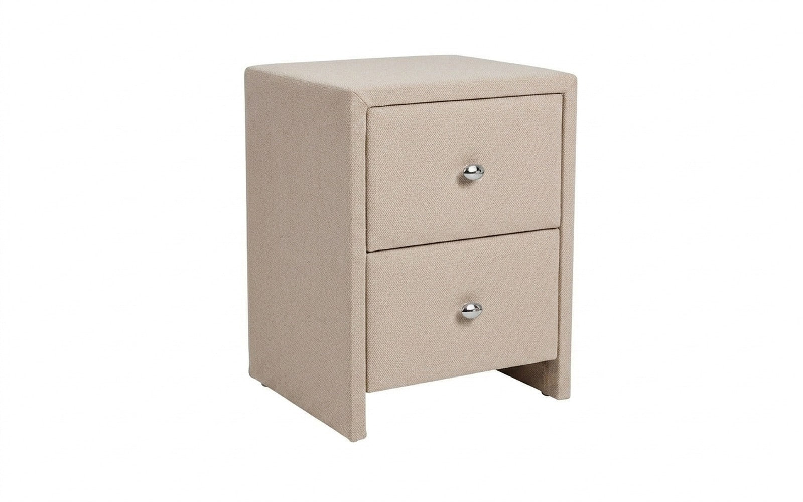 Hanna nightstand in Royal I Sandy fabric, product photo on white background