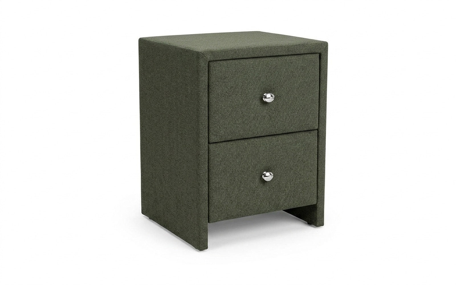 Hanna nightstand in Royal I Sherwood fabric, product photo on white background