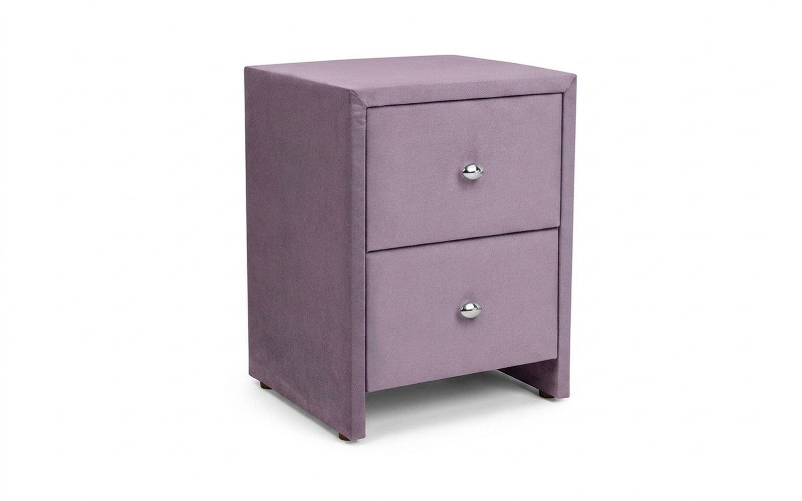Hanna nightstand in Velutto 11 fabric, product photo on white background